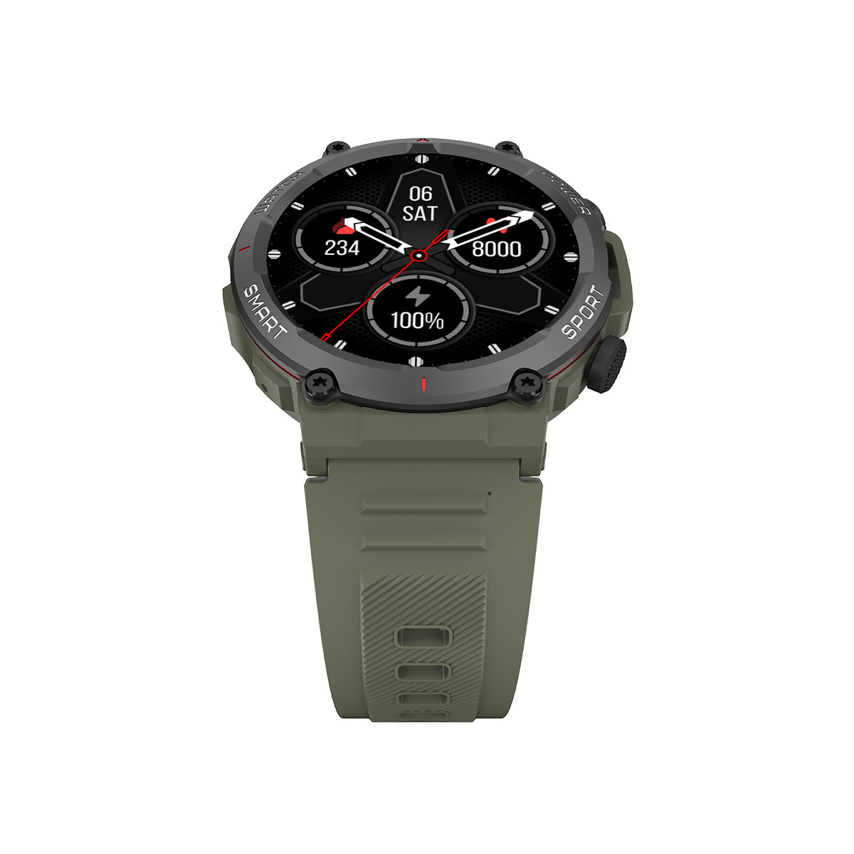 Blackview W50 10 Meter wasserdichte, stilvolle Sport- und Fitness-Smartwatch 