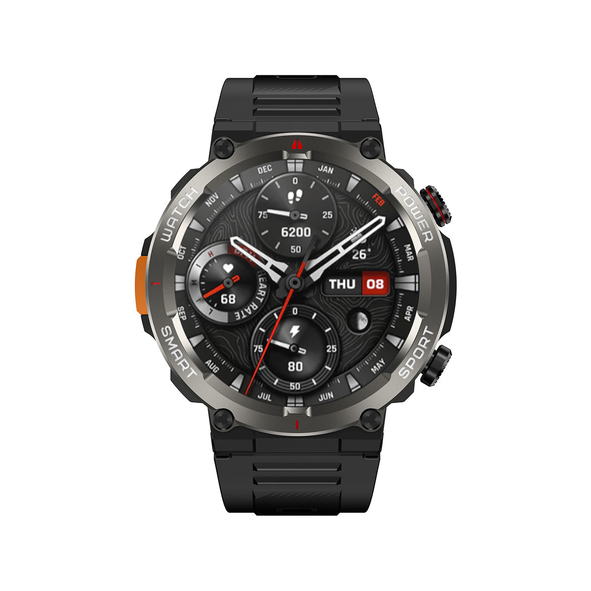 Blackview W50 Pro 1,45" IP68 wasserdichte LED-Taschenlampe Robuste Smart Watch 