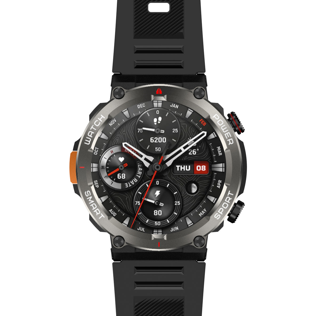Blackview W50 Pro 1,45" IP68 wasserdichte LED-Taschenlampe Robuste Smart Watch 