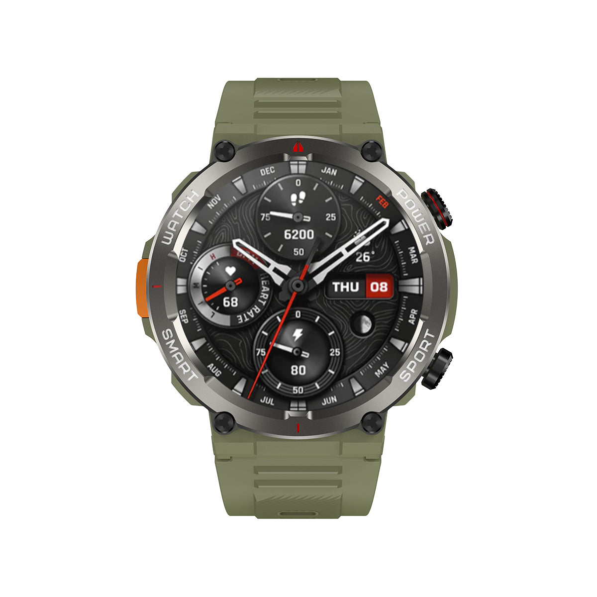 Blackview W50 Pro 1,45" IP68 wasserdichte LED-Taschenlampe Robuste Smart Watch 