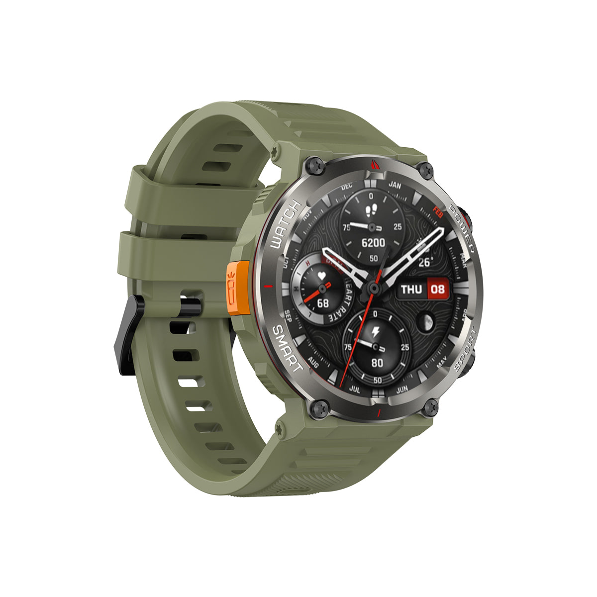 Blackview W50 Pro 1,45" IP68 wasserdichte LED-Taschenlampe Robuste Smart Watch 