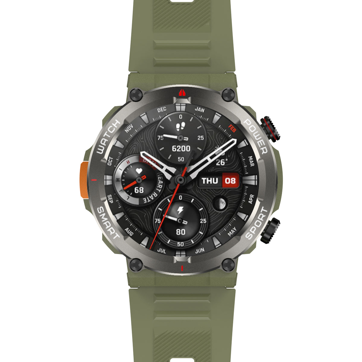 Blackview W50 Pro 1,45" IP68 wasserdichte LED-Taschenlampe Robuste Smart Watch 