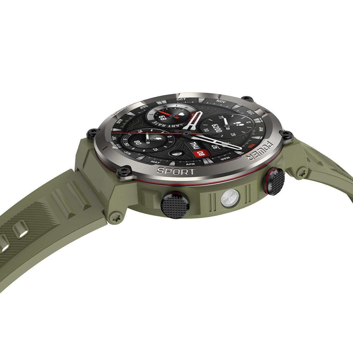 Blackview W50 Pro 1,45" IP68 wasserdichte LED-Taschenlampe Robuste Smart Watch 