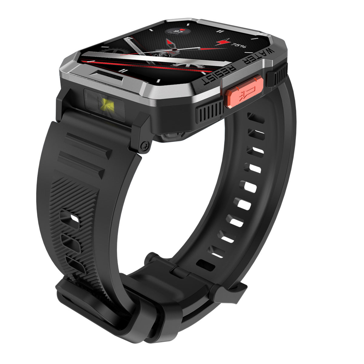 Blackview W60 2,01 Zoll 900 mAh LED-Taschenlampe Campass Outdoor-Smartwatch 