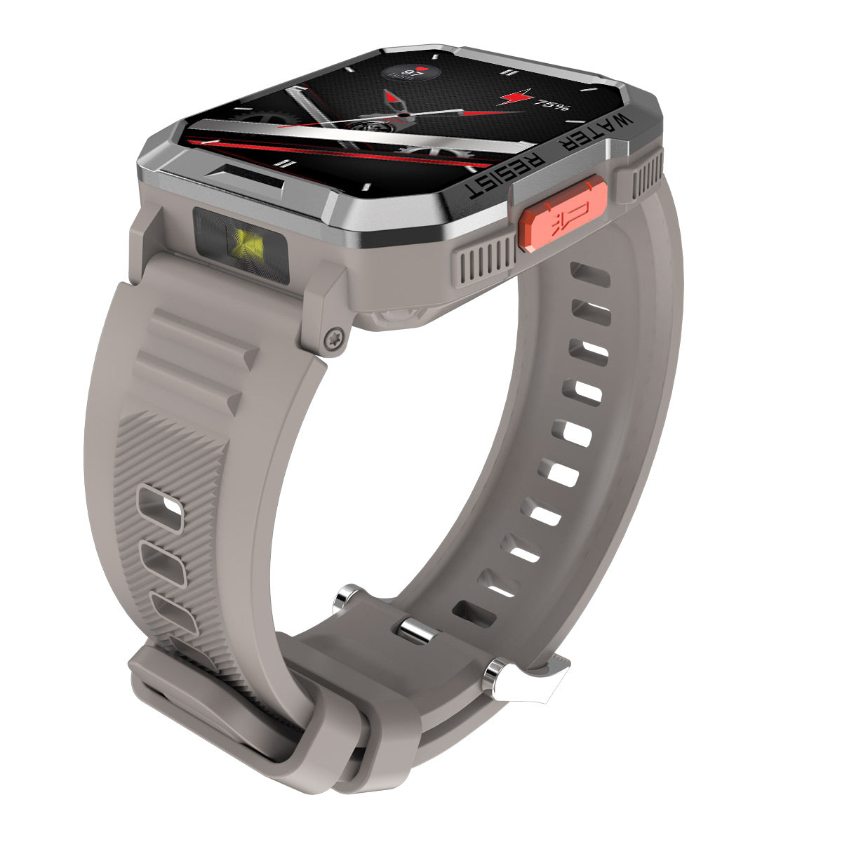 Blackview W60 2,01 Zoll 900 mAh LED-Taschenlampe Campass Outdoor-Smartwatch 