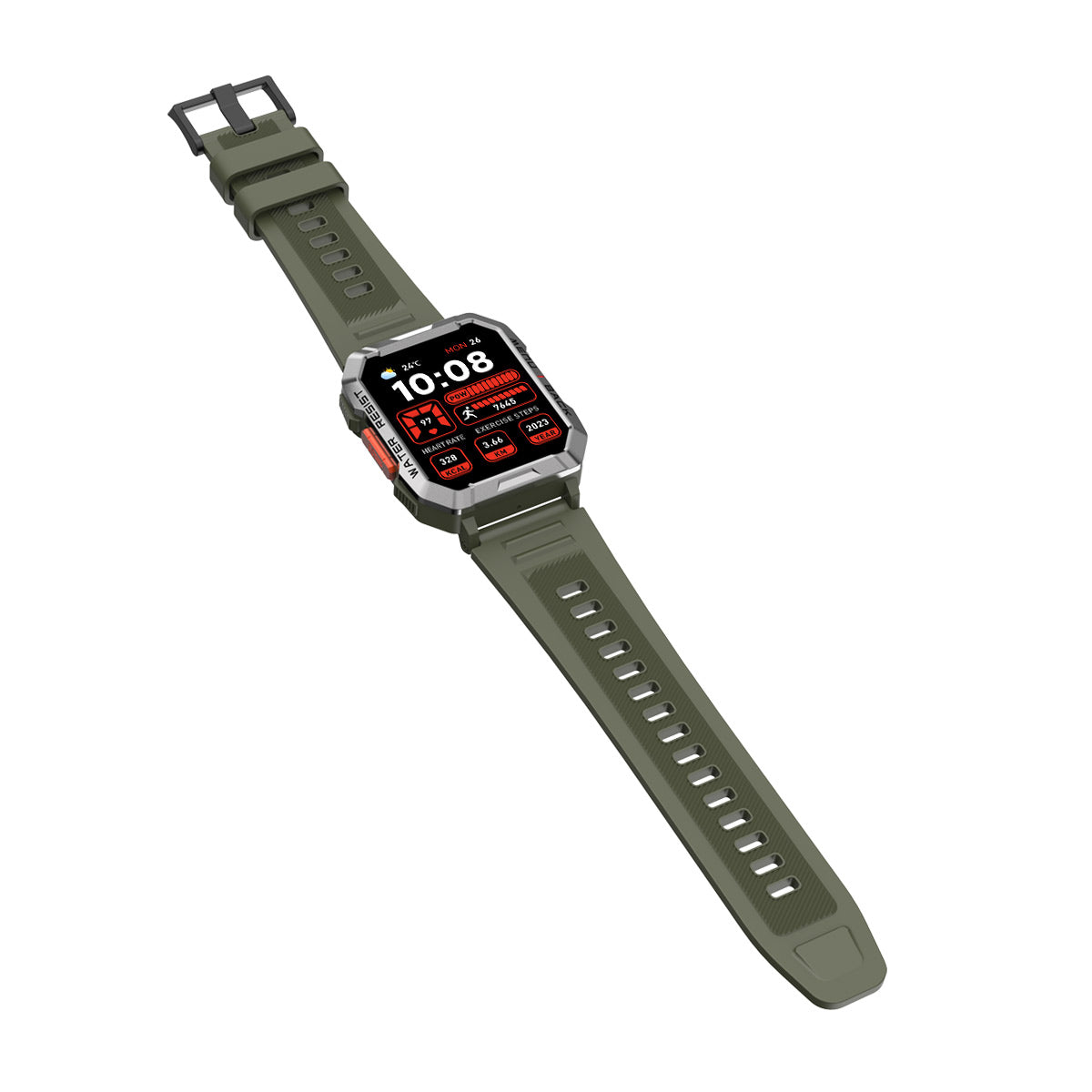 Blackview W60 2,01 Zoll 900 mAh LED-Taschenlampe Campass Outdoor-Smartwatch 