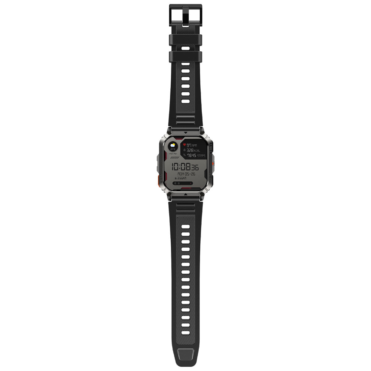 Blackview W70 Pro 2,01-Zoll 900mAh Eingebaute LED-Taschenlampe Outdoor-Sport-Smartwatch