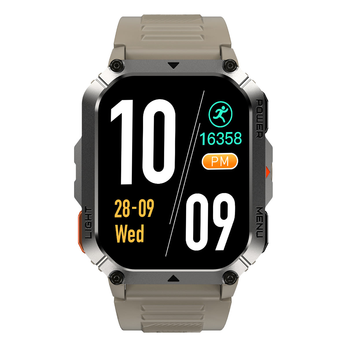 Blackview W70 Pro 2,01-Zoll 900mAh Eingebaute LED-Taschenlampe Outdoor-Sport-Smartwatch