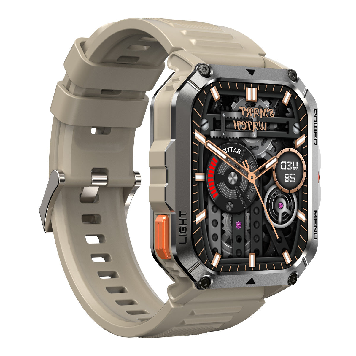 Blackview W70 Pro 2,01-Zoll 900mAh Eingebaute LED-Taschenlampe Outdoor-Sport-Smartwatch