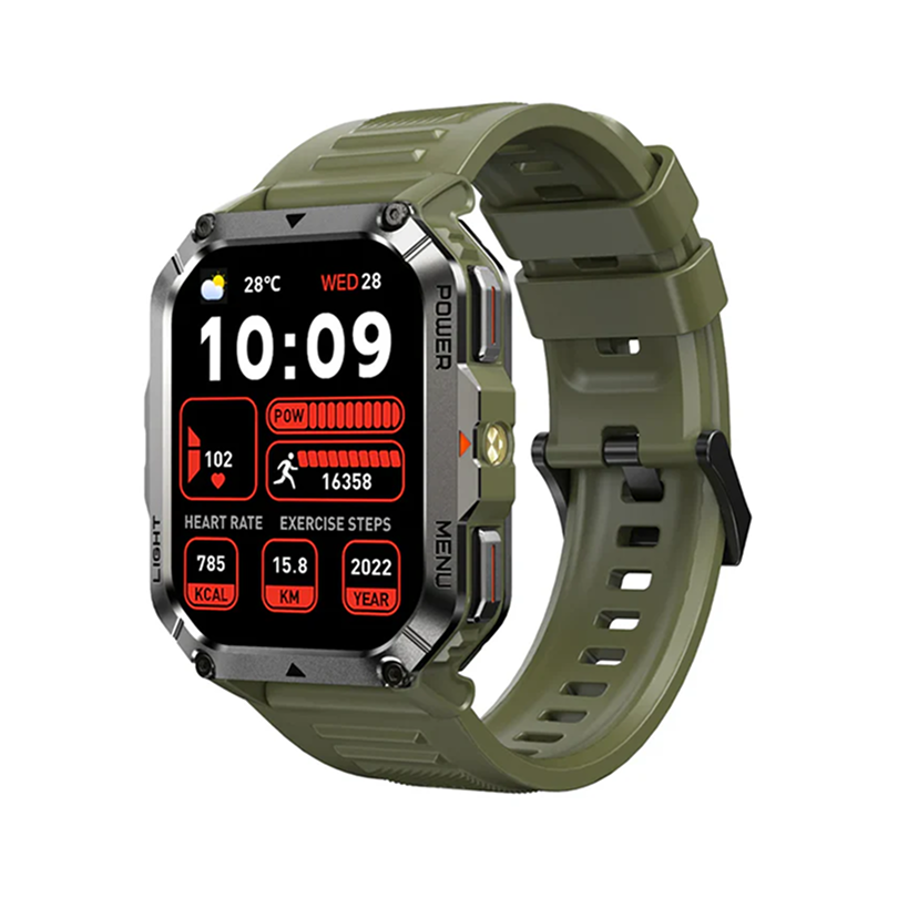 Blackview W70 Pro 2,01-Zoll 900mAh Eingebaute LED-Taschenlampe Outdoor-Sport-Smartwatch