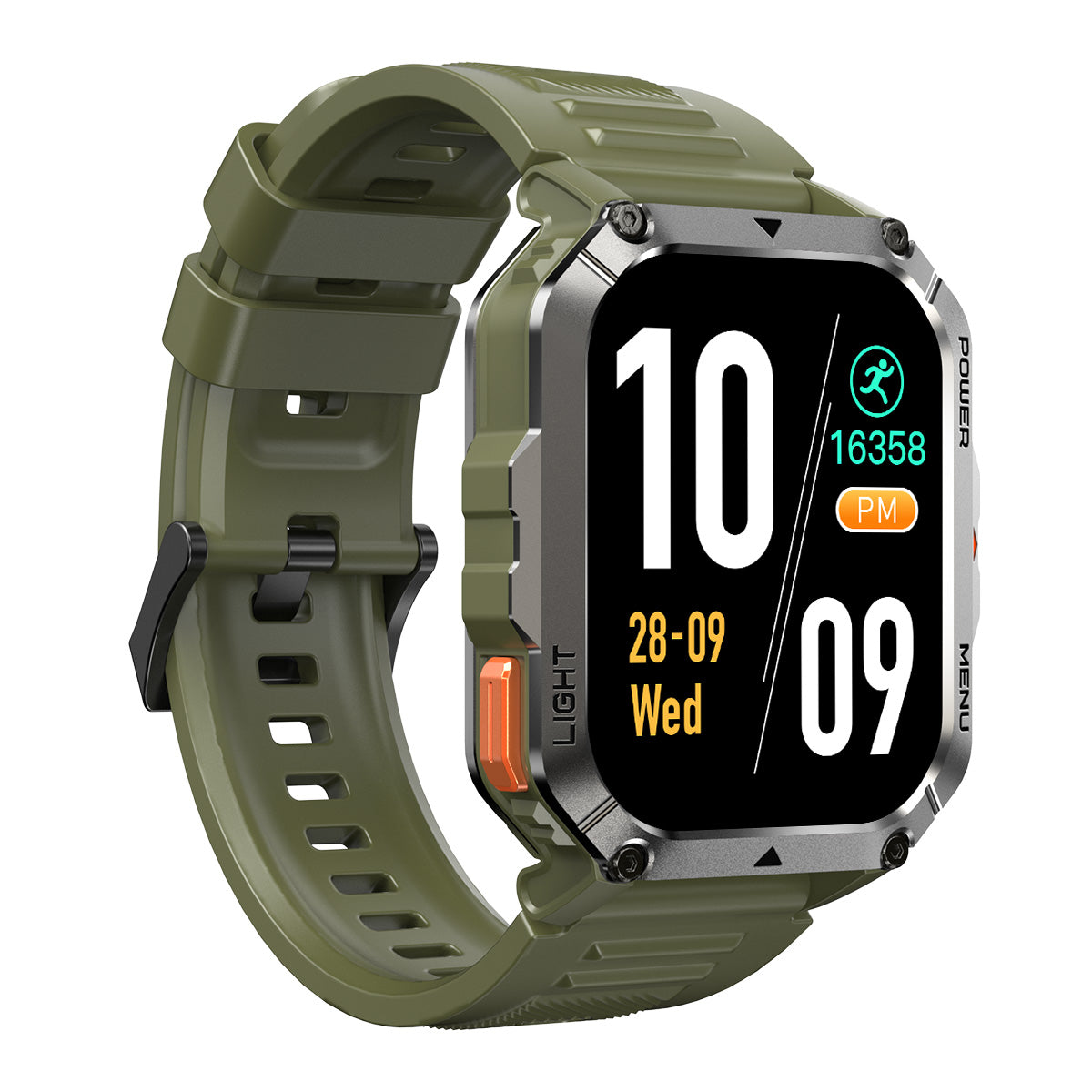 Blackview W70 Pro 2,01-Zoll 900mAh Eingebaute LED-Taschenlampe Outdoor-Sport-Smartwatch