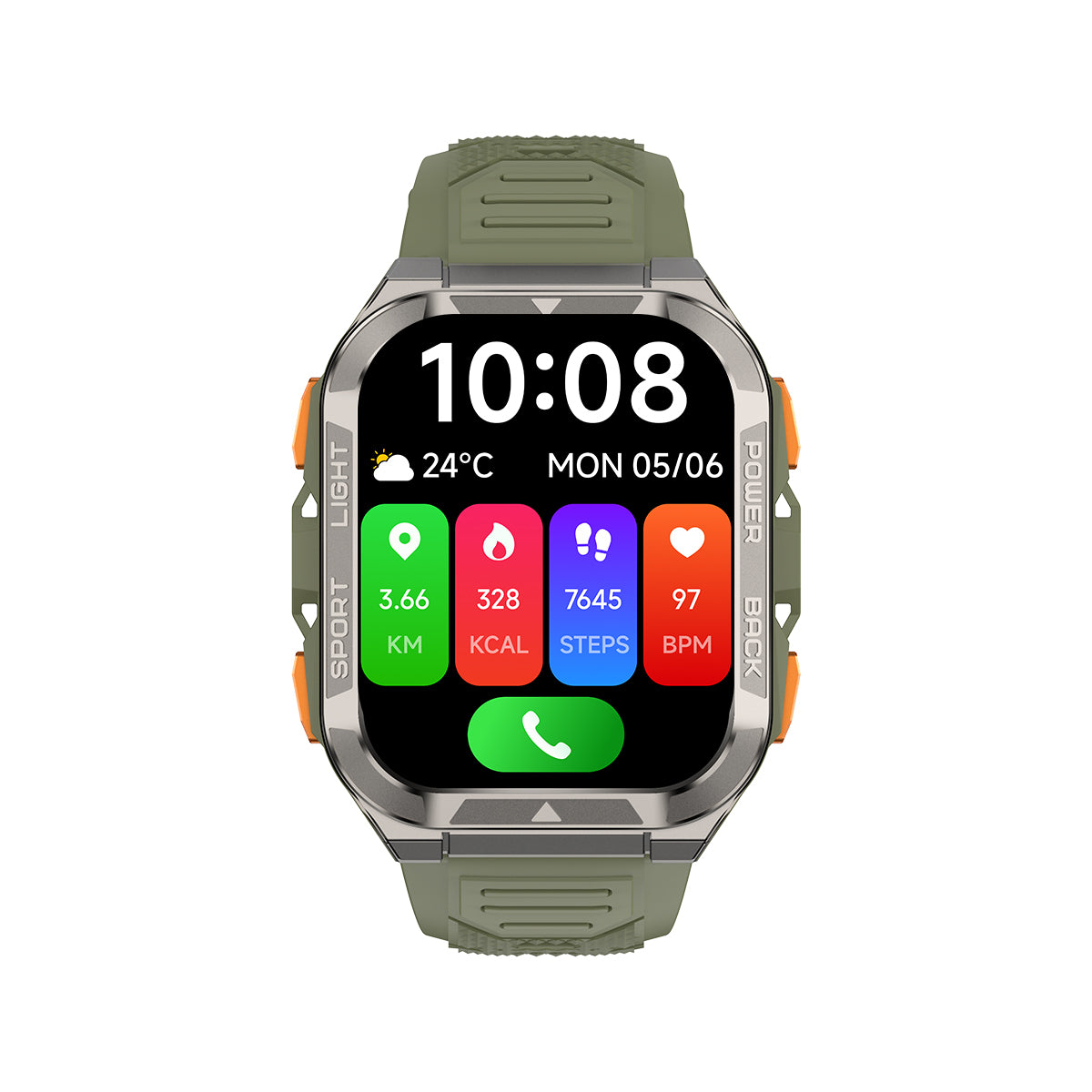 Blackview W80 Pro GPS 1.91-inch 900mAh Built-in LED Flashlight Outdoor Sports Smart Watch