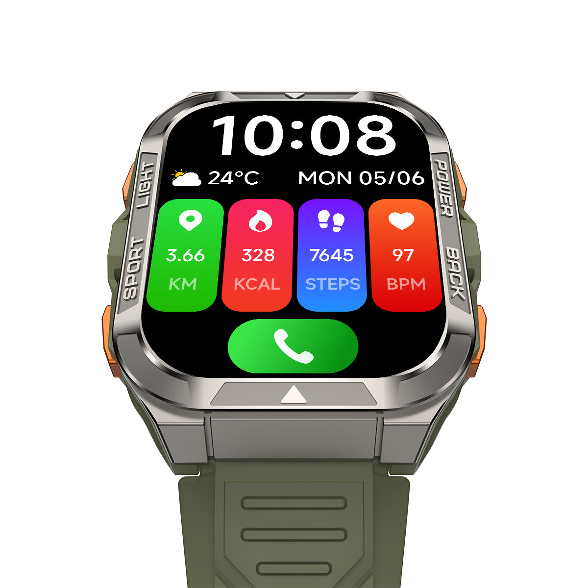 Blackview W80 Pro GPS 1.91-inch 900mAh Built-in LED Flashlight Outdoor Sports Smart Watch
