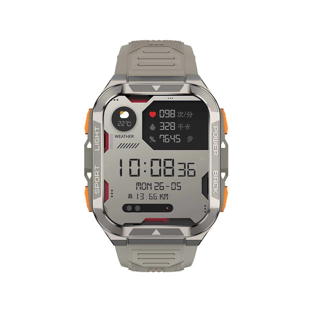 Blackview W80 Pro GPS 1.91-inch 900mAh Built-in LED Flashlight Outdoor Sports Smart Watch