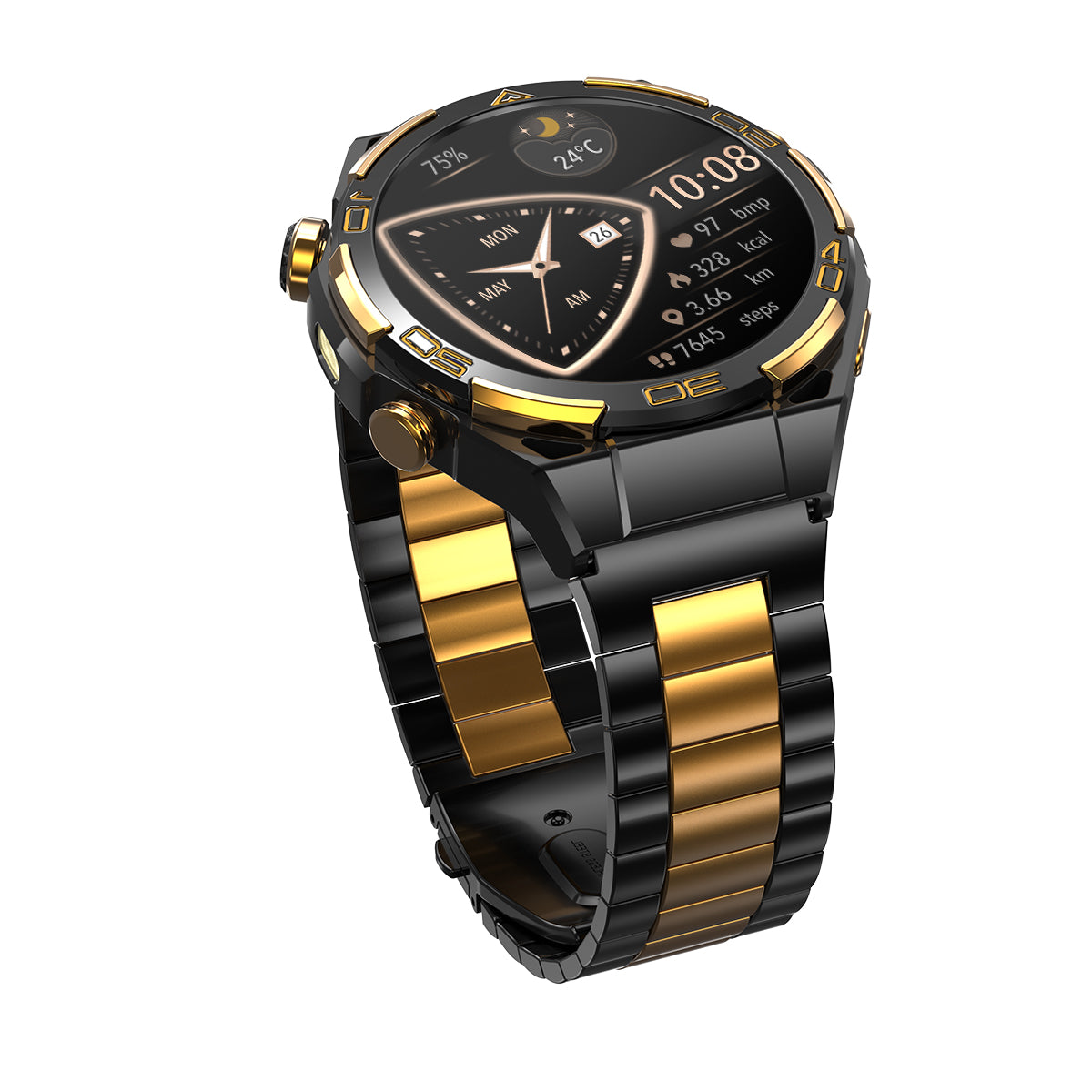 Blackview W90 Pro GPS 1.43-inch AMOLED Screen Built-in LED Flashlight Outdoor Sports Smart Watch