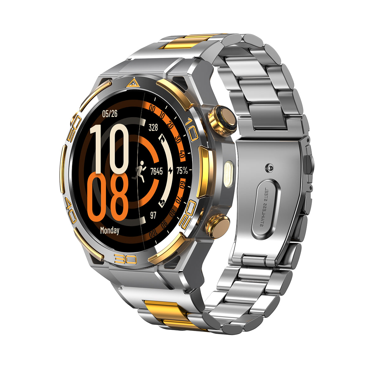 Blackview W90 Pro GPS 1.43-inch AMOLED Screen Built-in LED Flashlight Outdoor Sports Smart Watch
