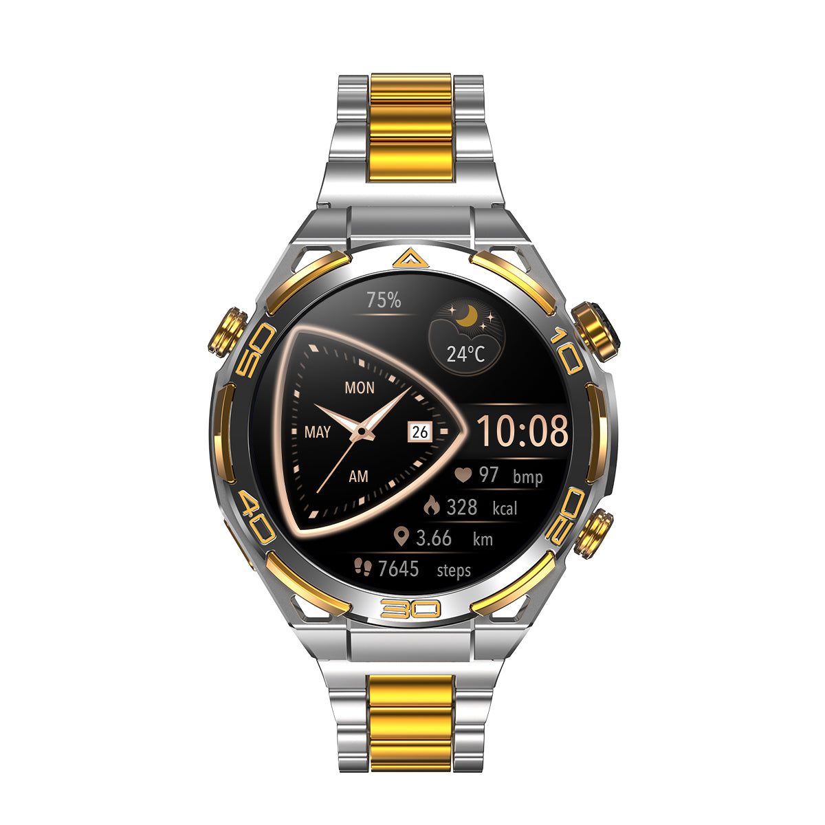 Blackview W90 Pro GPS 1.43-inch AMOLED Screen Built-in LED Flashlight Outdoor Sports Smart Watch