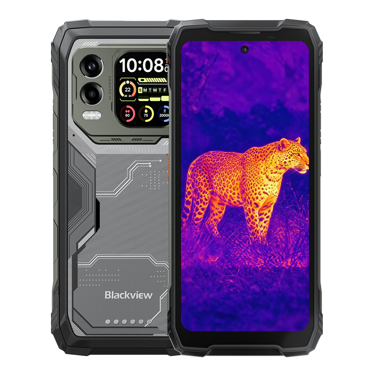 Blackview XPLORE 1 Pro Thermal Imaging Rugged 5G Phone with 6.78" 120Hz Main & 2.01" Secondary Display 20000mAh & 170LM Flashlight