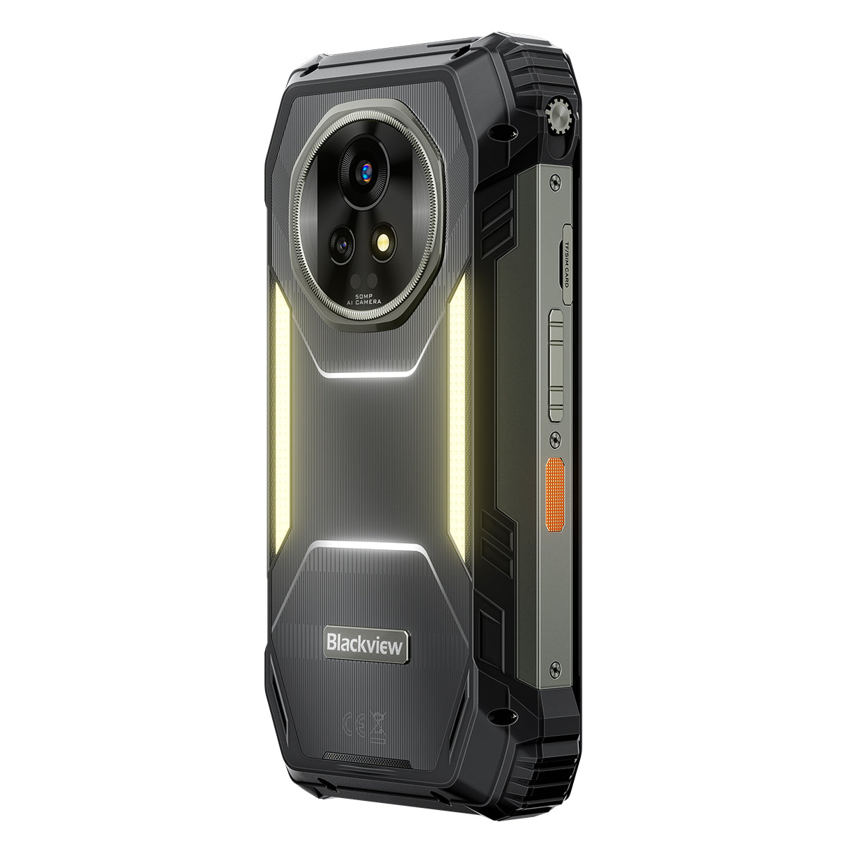 Blackview XPLORE 2 Projector 5G AI Rugged Phone with 6.73" 3.2K AMOLED Display Dimensity 8300 20000mAh & Built-in Camping Light