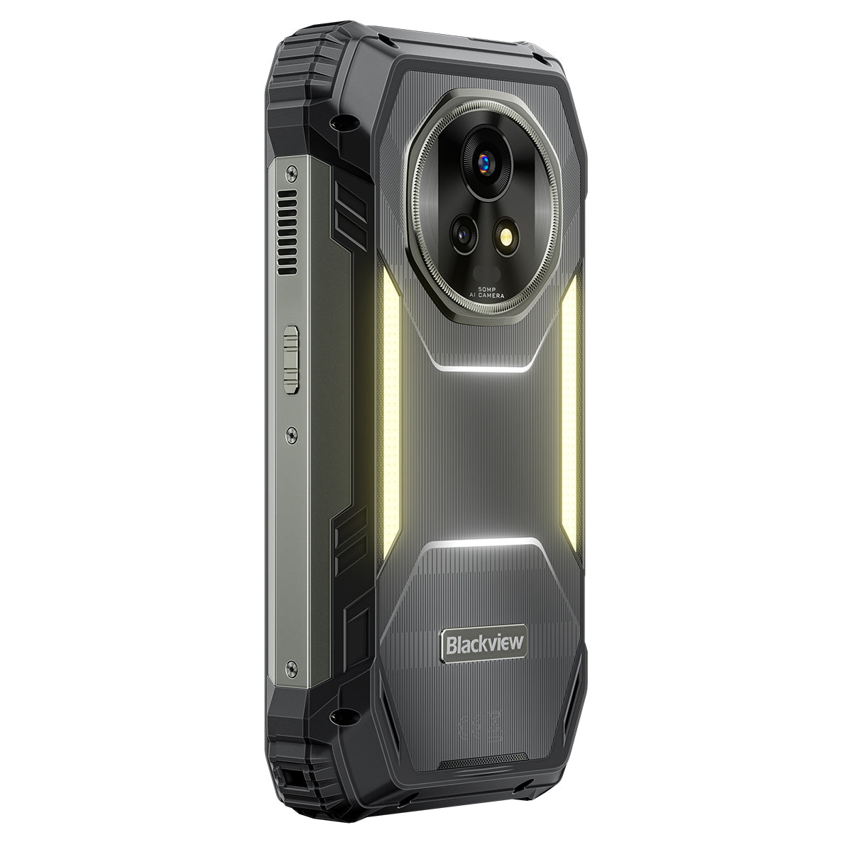 Blackview XPLORE 2 Projector 5G AI Rugged Phone with 6.73" 3.2K AMOLED Display Dimensity 8300 20000mAh & Built-in Camping Light