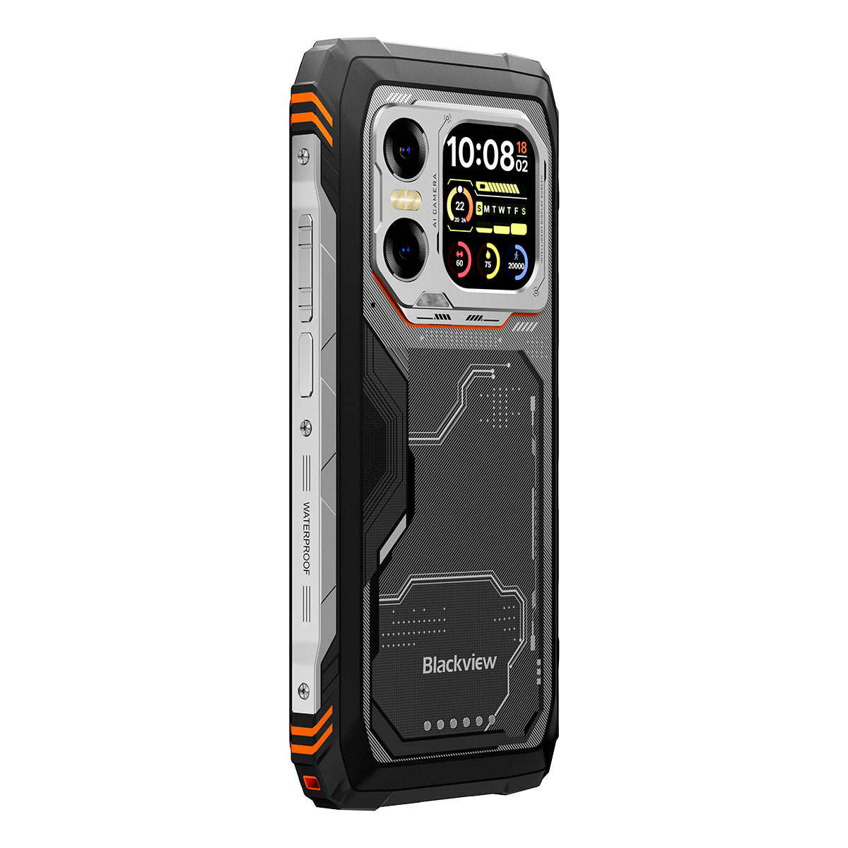 Blackview XPLORE X1 6.78" 120Hz Main & 2.01" Secondary Display MediaTek Dimensity 7050 Octa-core 108MP Main+20MP Night Vision Camera 5G AI Rugged Phone