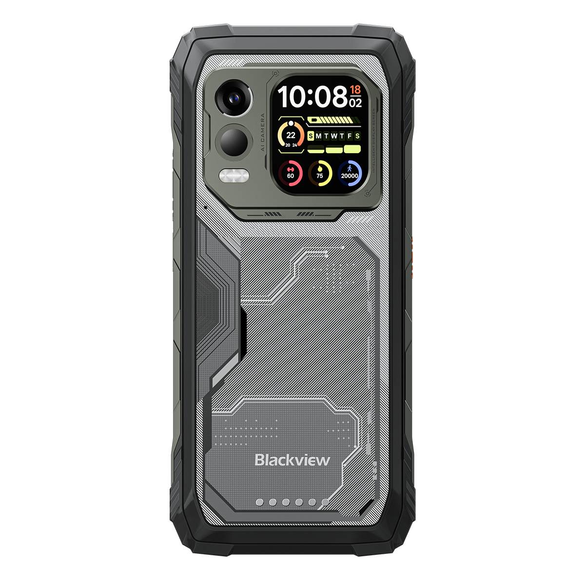 Blackview XPLORE X1 Pro Wärmebild-5G-Robusttelefon mit 6,78-Zoll 2,4K 120Hz Haupt- und 2,01-Zoll Sekundärdisplay, 10000mAh Akku