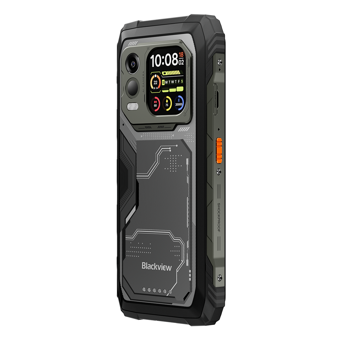 Blackview XPLORE X1 Pro Wärmebild-5G-Robusttelefon mit 6,78-Zoll 2,4K 120Hz Haupt- und 2,01-Zoll Sekundärdisplay, 10000mAh Akku