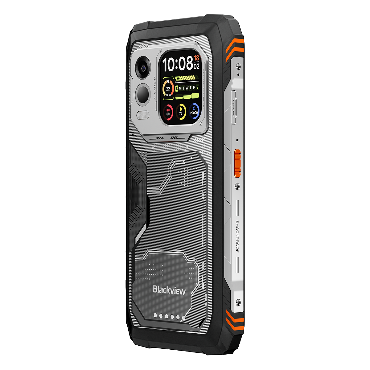 Blackview XPLORE X1 Pro Wärmebild-5G-Robusttelefon mit 6,78-Zoll 2,4K 120Hz Haupt- und 2,01-Zoll Sekundärdisplay, 10000mAh Akku