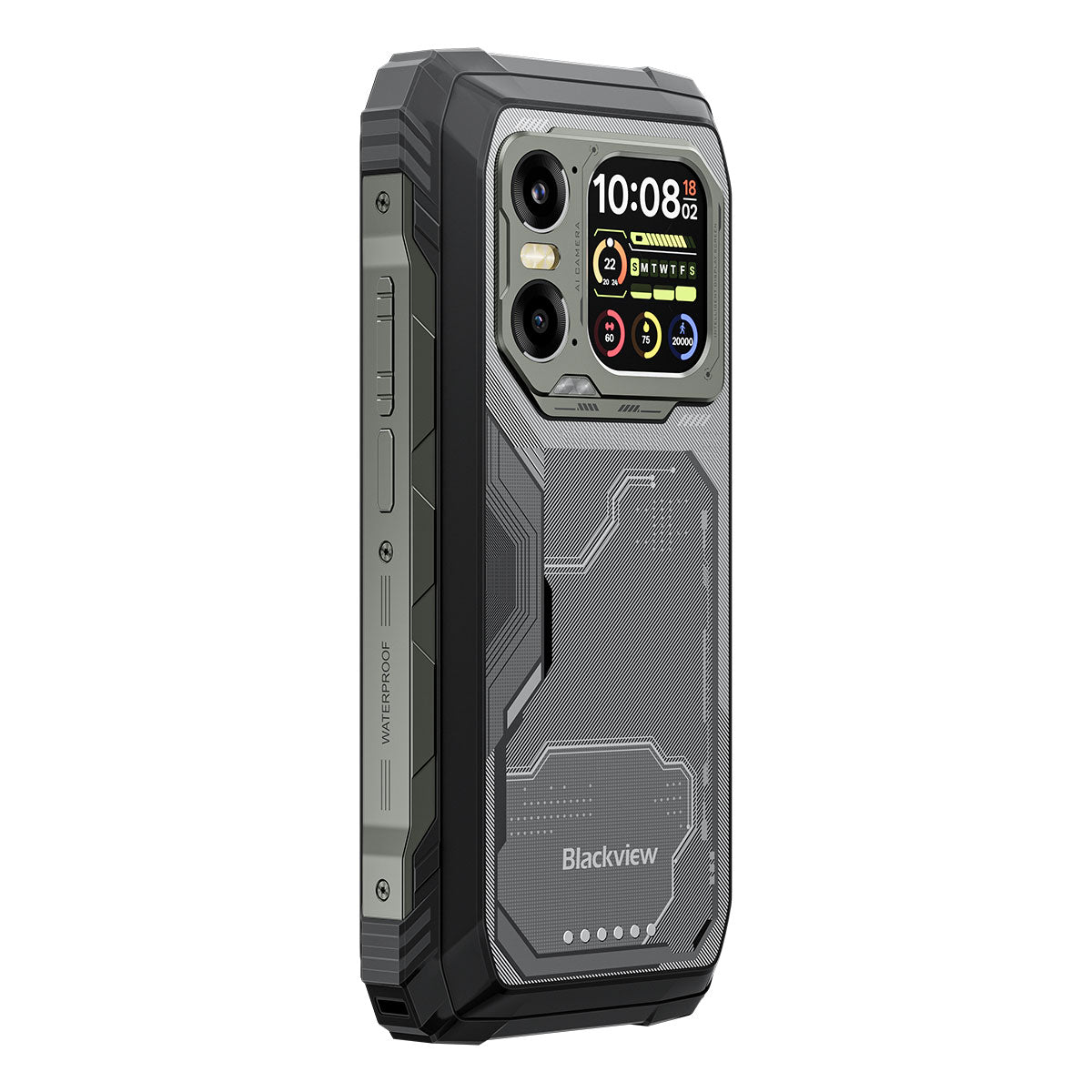 Blackview XPLORE 1 6.78" 120Hz Haupt- & 2.01" Sekundärdisplay MediaTek Dimensity 7050 20000mAh Eingebaute 170LM Taschenlampe 5G KI Robust Smartphone