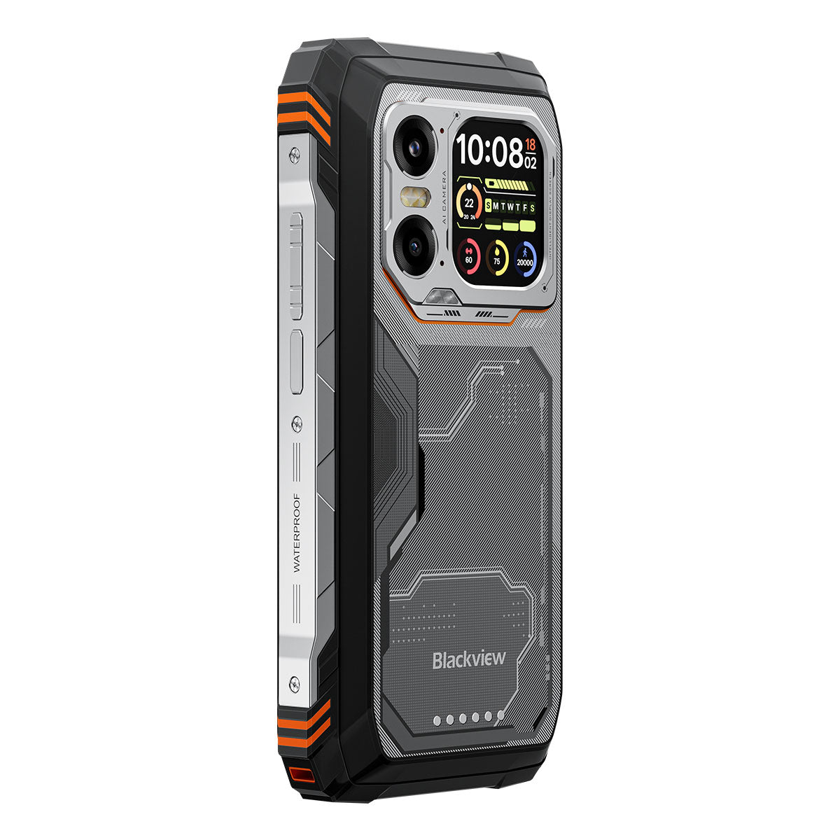 Blackview XPLORE 1 6.78" 120Hz Haupt- & 2.01" Sekundärdisplay MediaTek Dimensity 7050 20000mAh Eingebaute 170LM Taschenlampe 5G KI Robust Smartphone