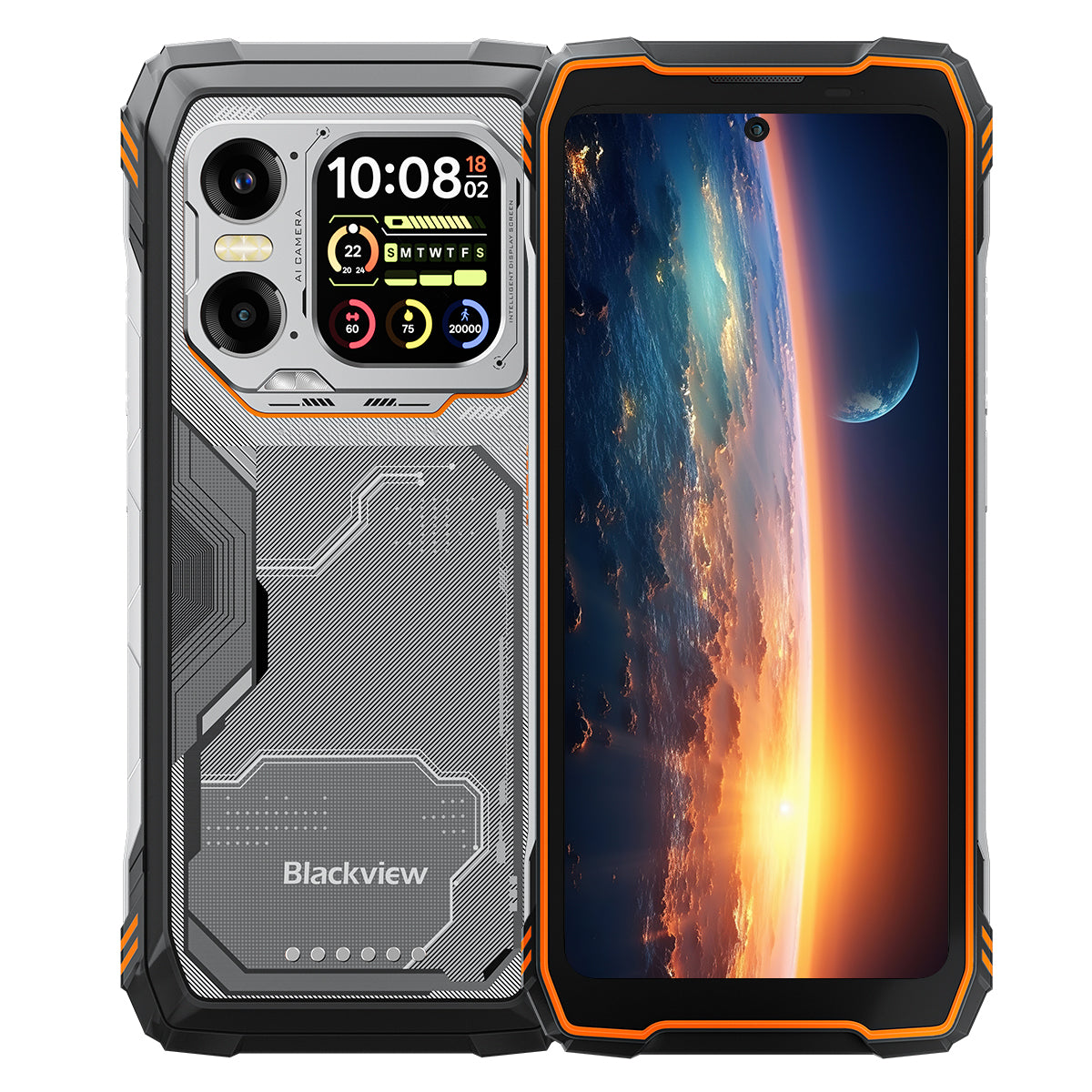 Blackview XPLORE 1 Walkie Talkie 5G Rugged Phone with Walkie-talkie 6.78-inch 120Hz Main & 2.01" Secondary Display 20000mAh Battery