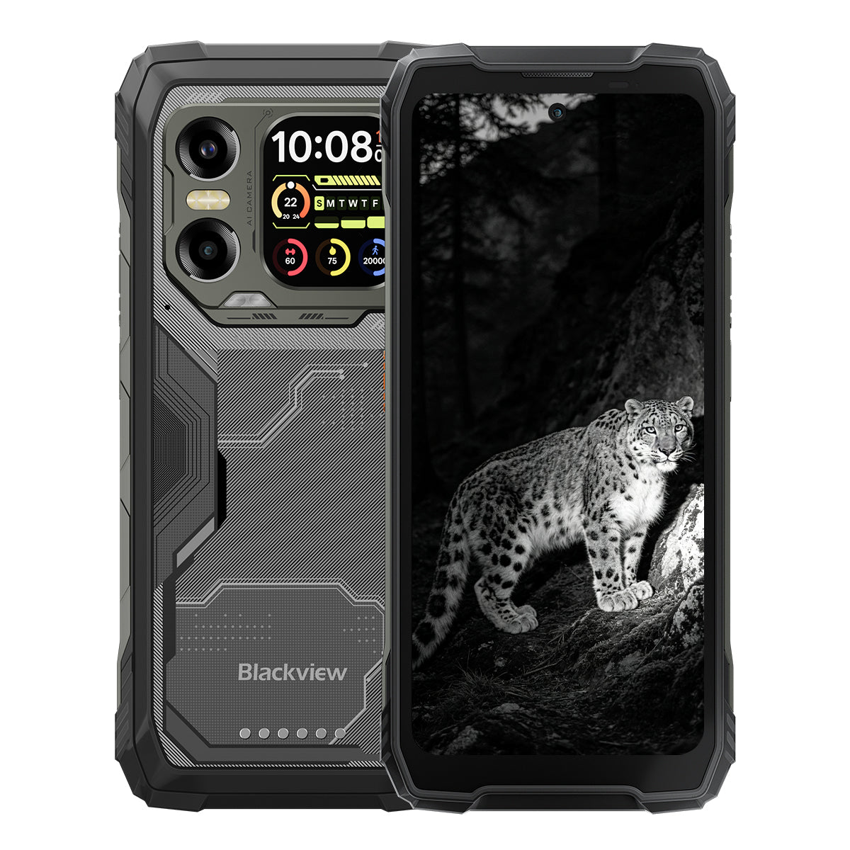 Blackview XPLORE X1 6,78" 120Hz Haupt- & 2,01" Sekundärdisplay MediaTek Dimensity 7050 Octa-Core 108MP Haupt- + 20MP Nachtsichtkamera 5G Robusttelefon