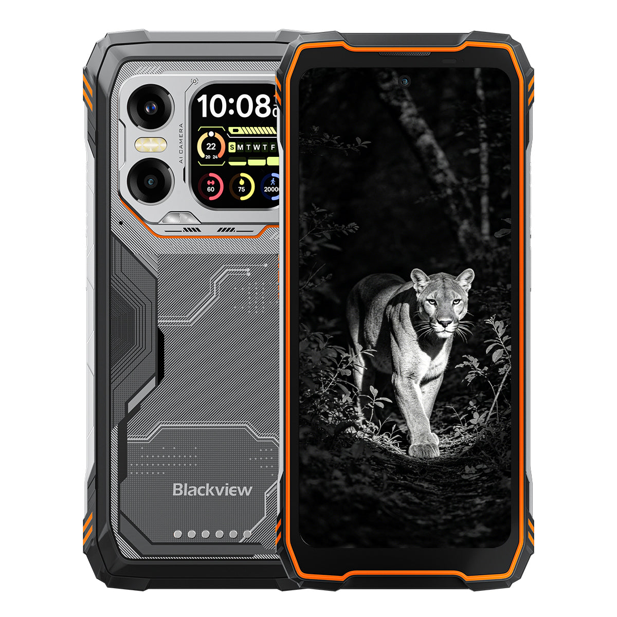 Blackview XPLORE X1 6,78" 120Hz Haupt- & 2,01" Sekundärdisplay MediaTek Dimensity 7050 Octa-Core 108MP Haupt- + 20MP Nachtsichtkamera 5G Robusttelefon