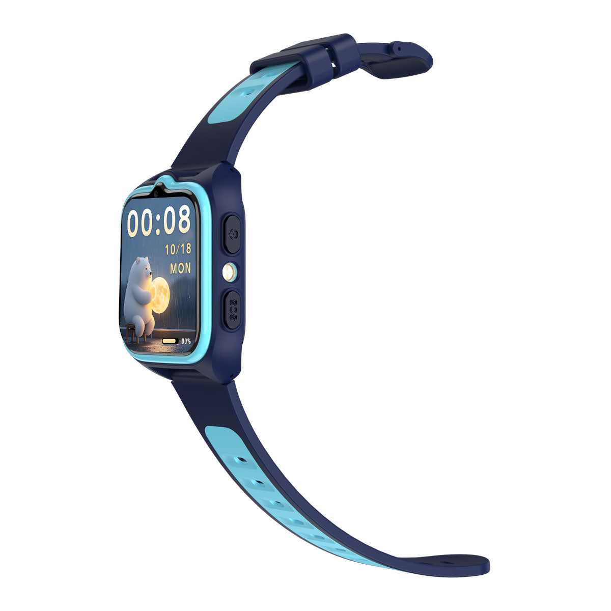 Blackview Z30 1,75-Zoll LED-Taschenlampe GPS + LBS + WIFI KI-Positionierung 4G Videoanruf Kindertelefonuhr