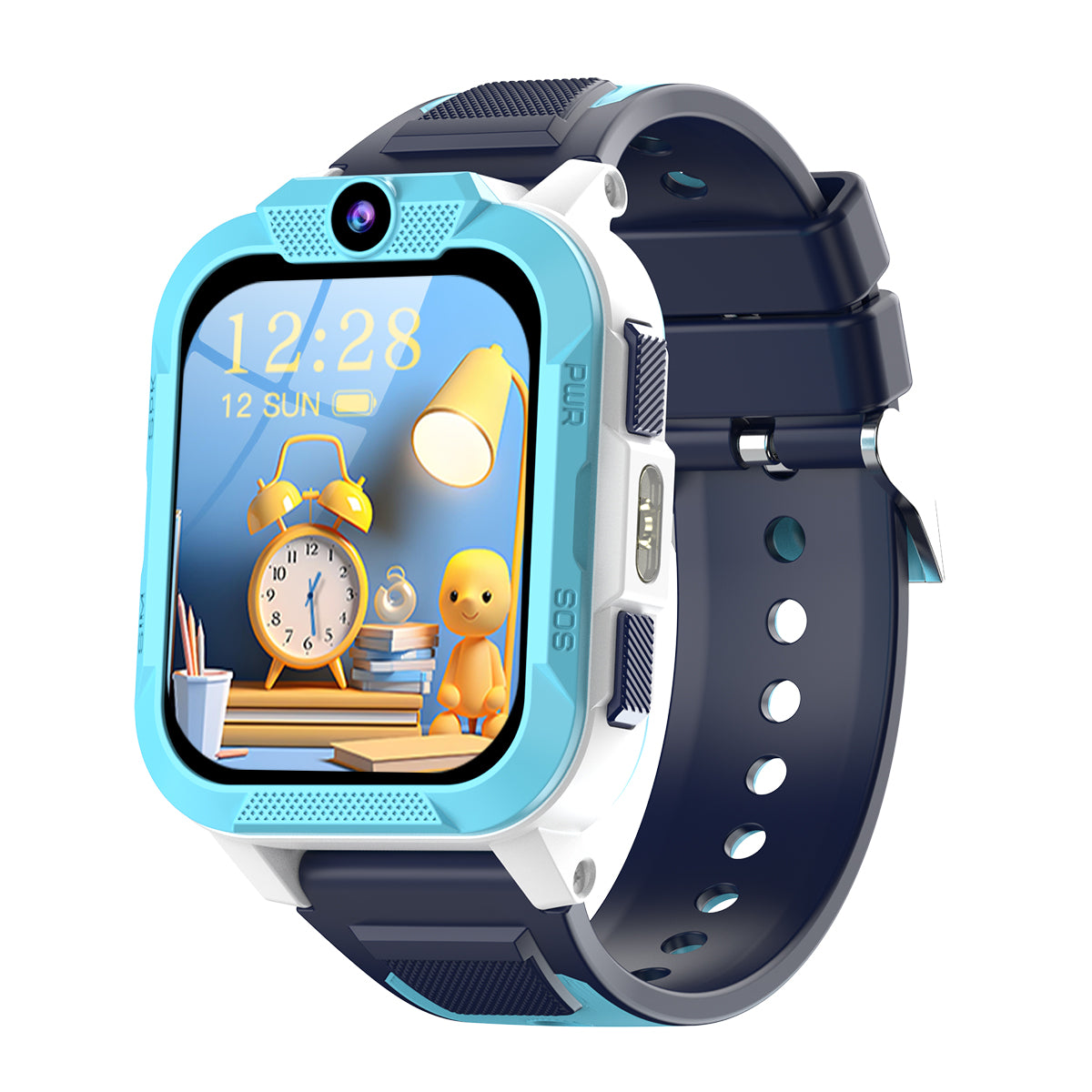 Blackview Z40 Pro 1,85-Zoll IP68 wasserdichte LED-Taschenlampe GPS + LBS + WLAN-Ortung 4G Videoanrufe Kinder-Smartwatch