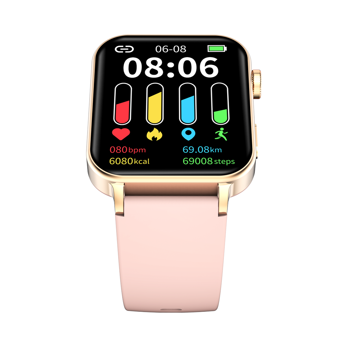 Blackview W10 IP68 Wasserdichte Bluetooth-Anruf-Sprachassistent-Smartwatch