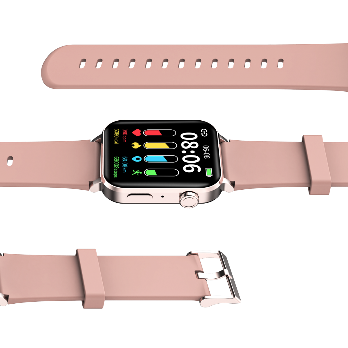 Blackview W10 IP68 Wasserdichte Bluetooth-Anruf-Sprachassistent-Smartwatch